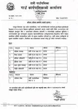 अन्तिम नतिजा प्रकाशन सम्बन्धमा।